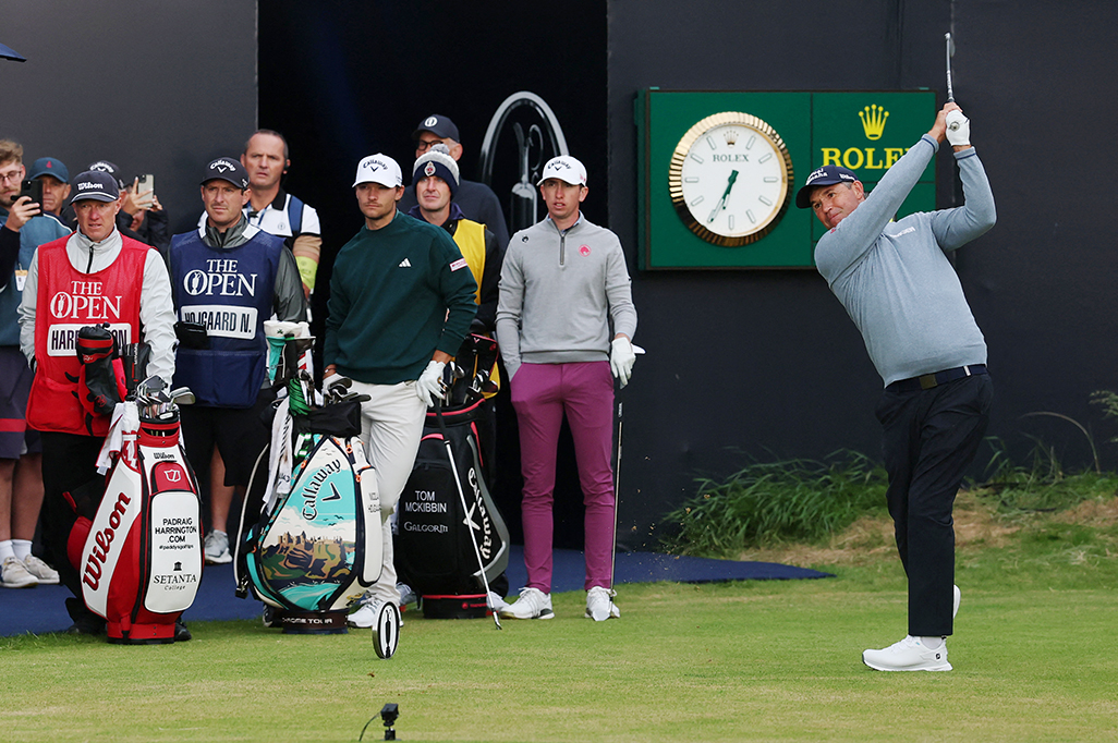 Harrington gets Open championship underway at Portrush