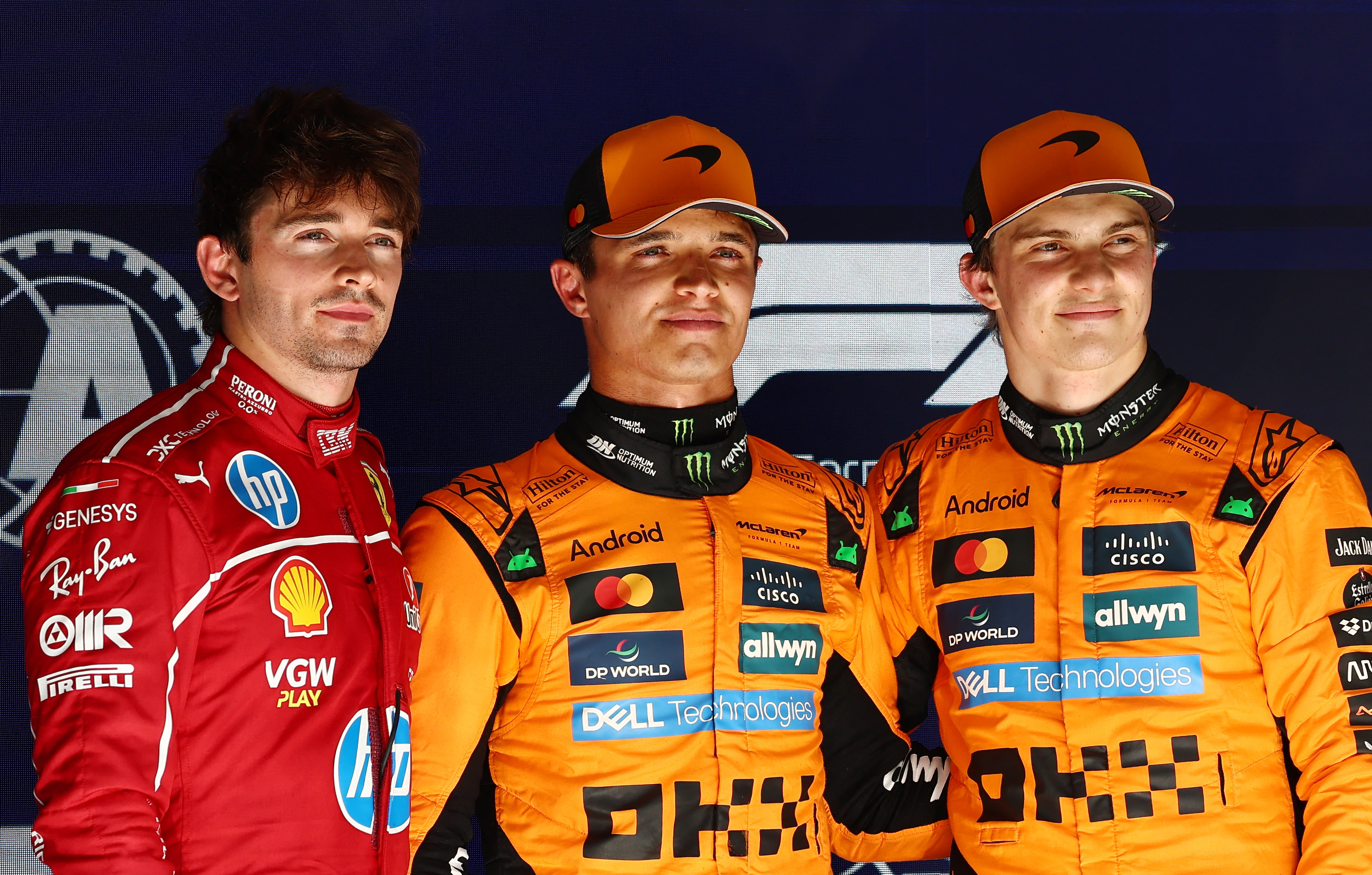 cover Norris takes Spa pole on all-McLaren front row