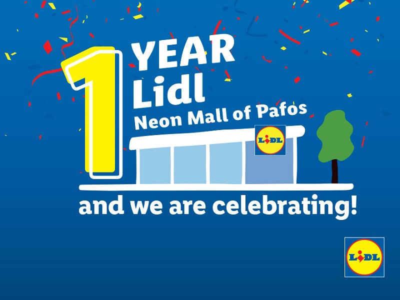 Lidl’s Paphos mall store to mark first anniversary with prizes, surprises