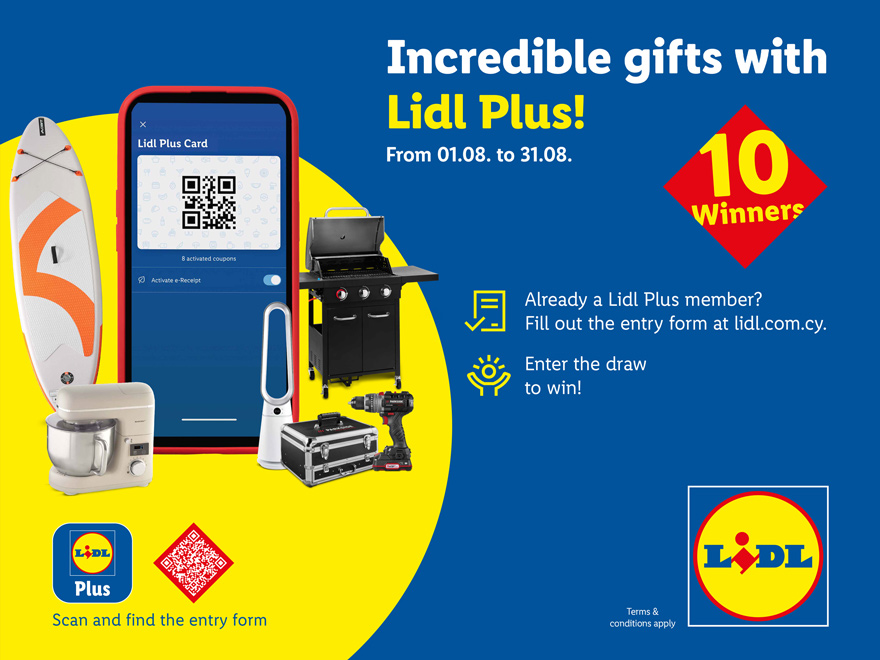 cover Claim unique summer gifts using Lidl Plus app