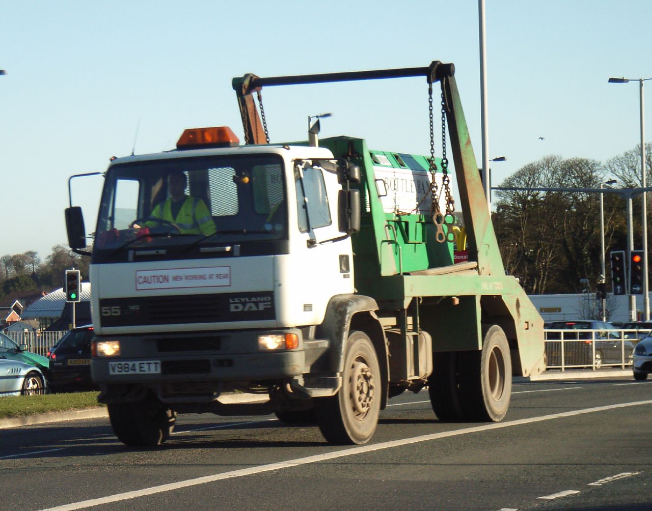 image Skip loader owners protest in Nicosia, police urge public to follow traffic instructions