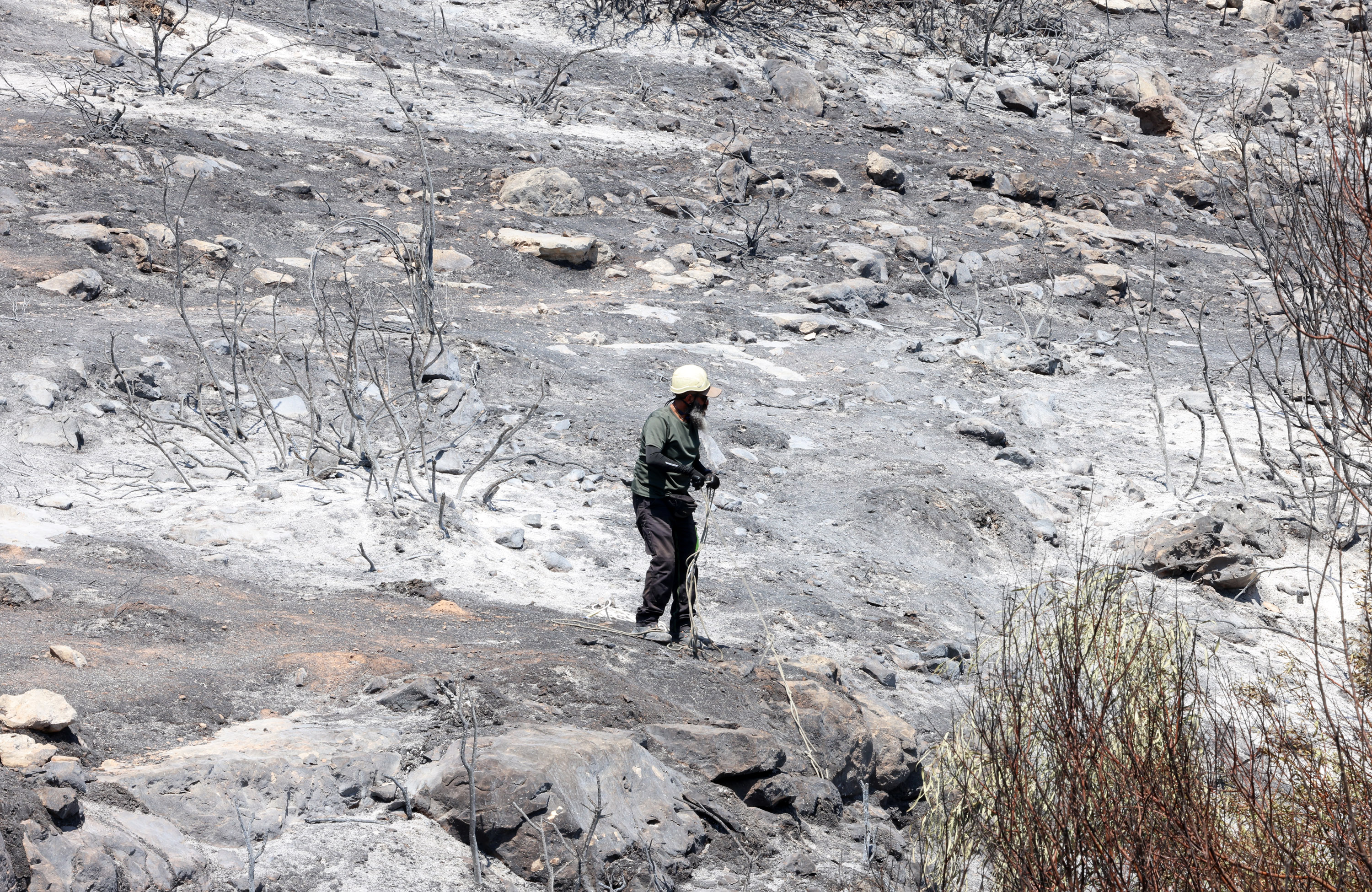 cover ‘We didn’t see a fire brigade’ – Souni resident scathing of state response to fire