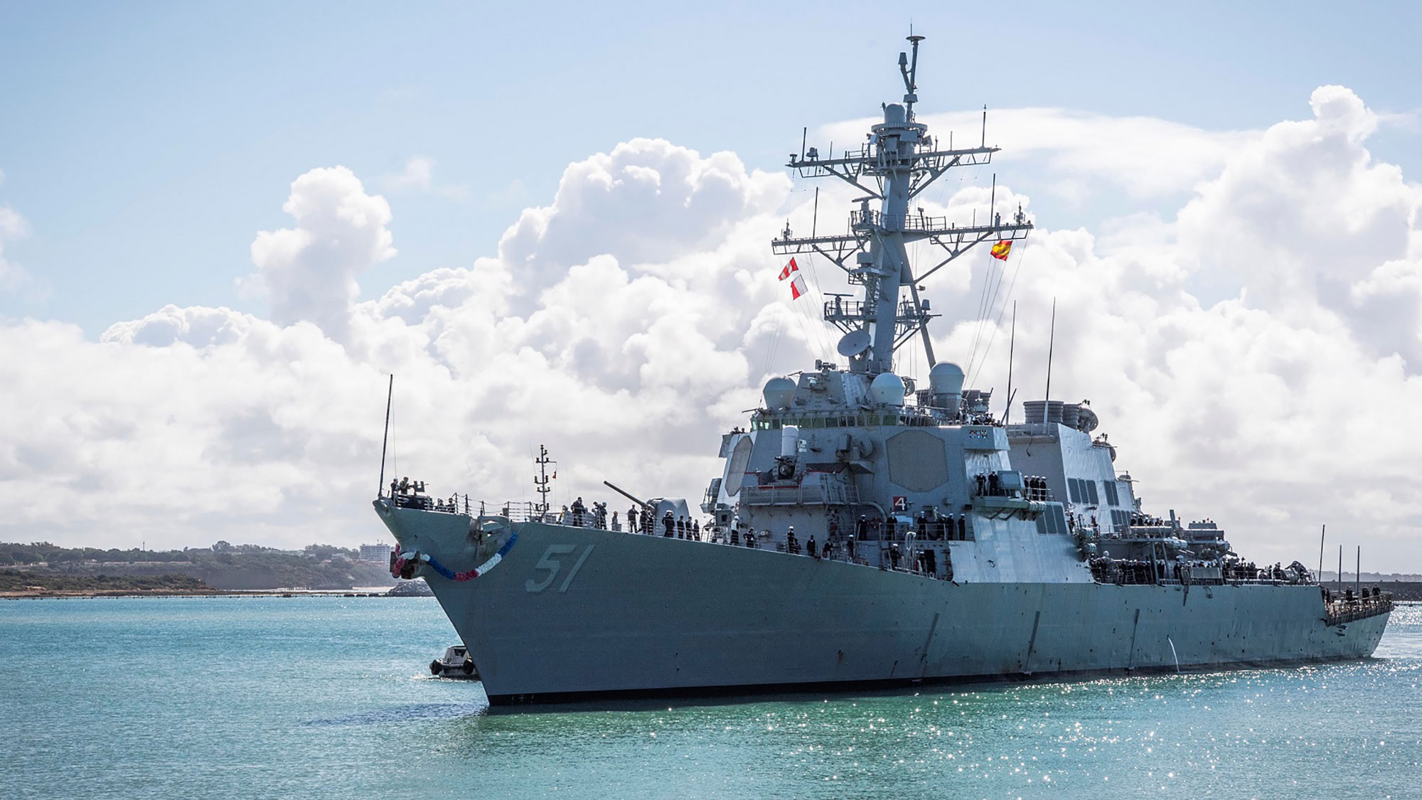 cover USS Arleigh Burke arrives in Cyprus