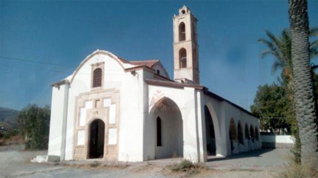 Liturgy held at occupied Ayia Marina church