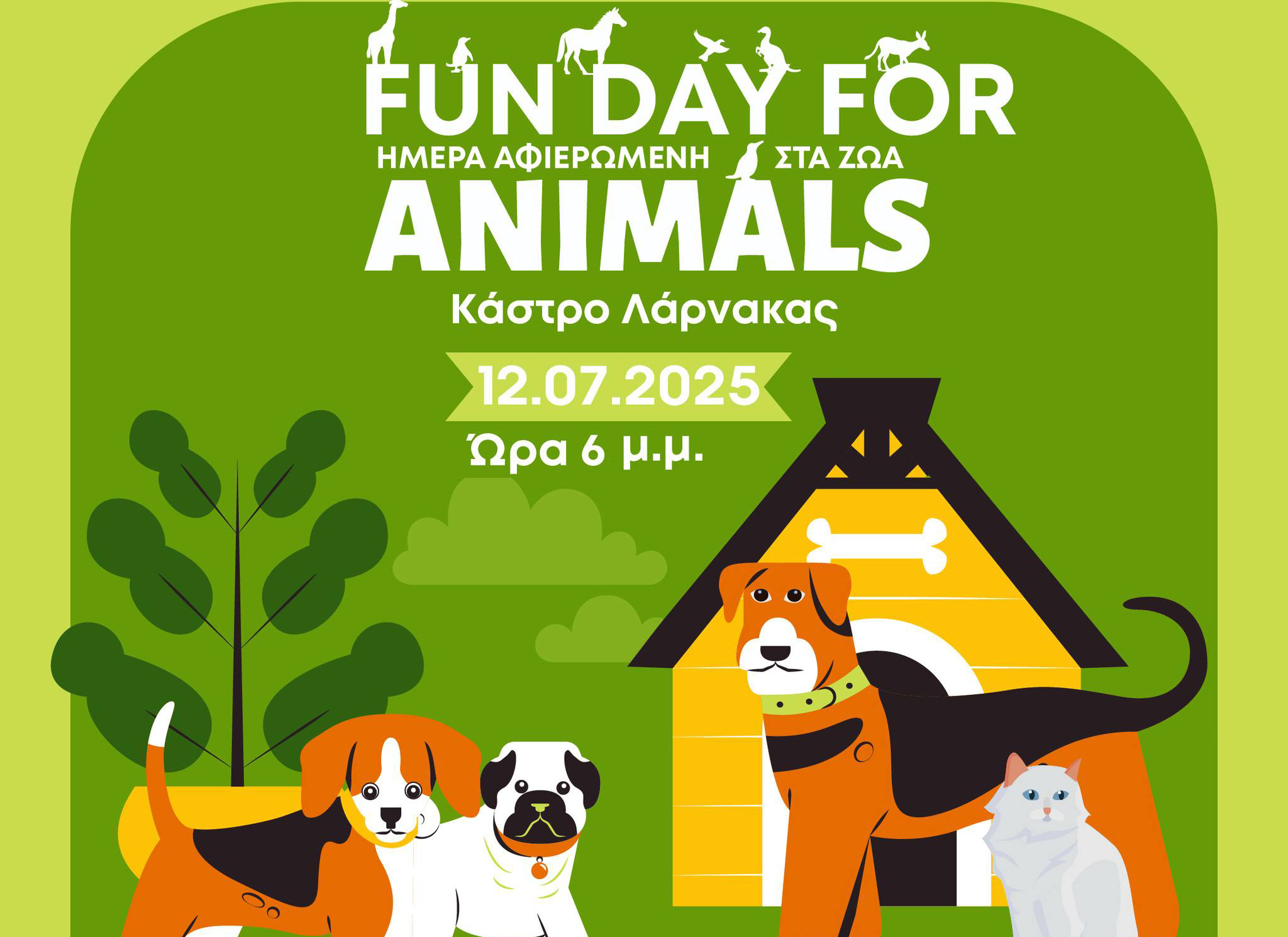 Fun day for animals coming to Larnaca