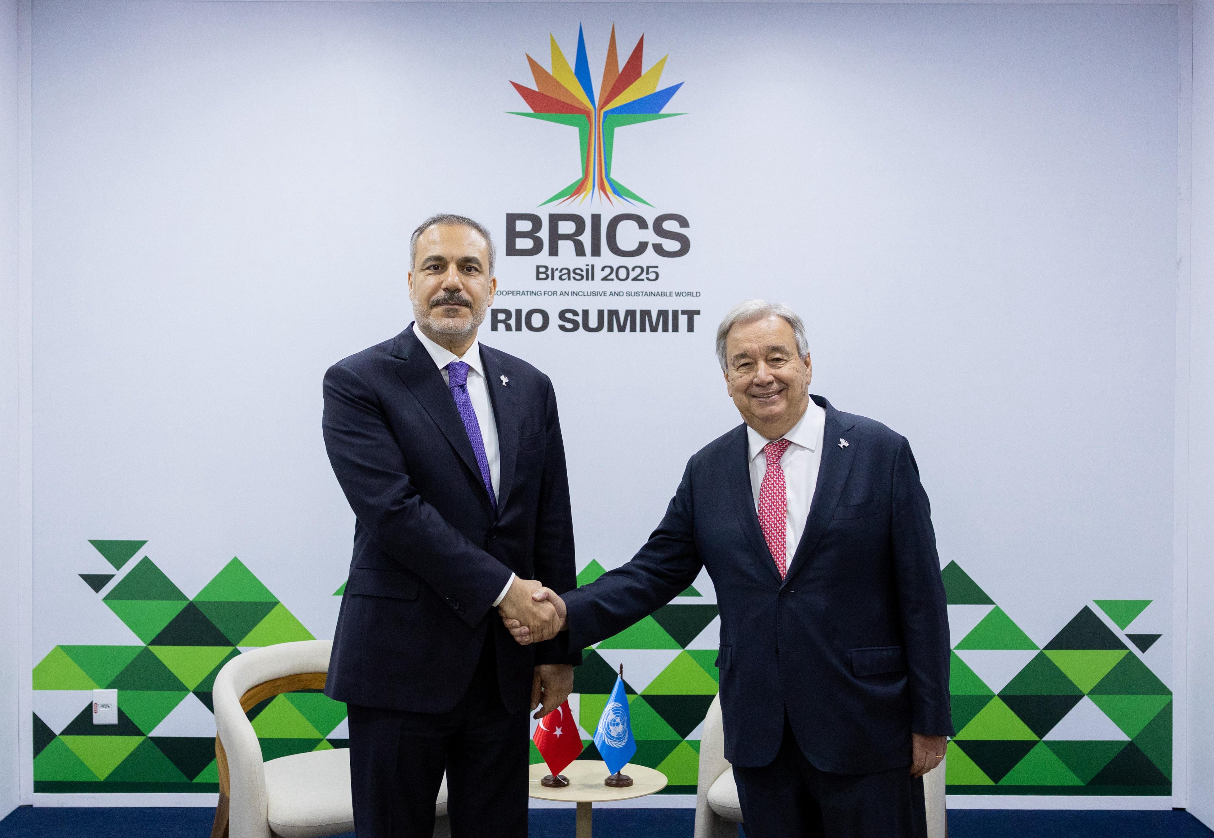 image Fidan meets Guterres ahead of New York Cyprus problem meeting