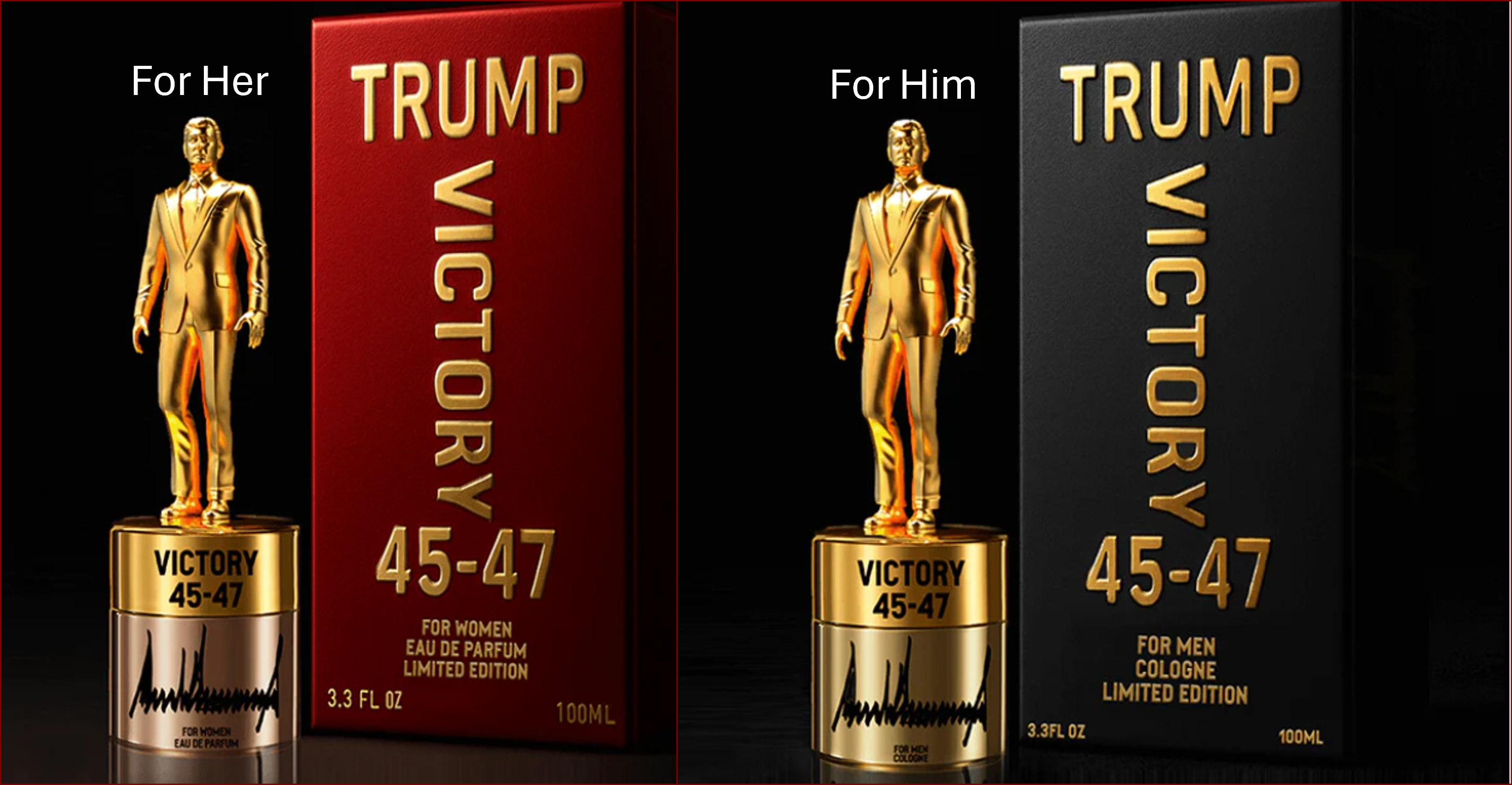 Commander-in-Chic: President Trump launches fragrance that smells like victory ….and conflict of interest