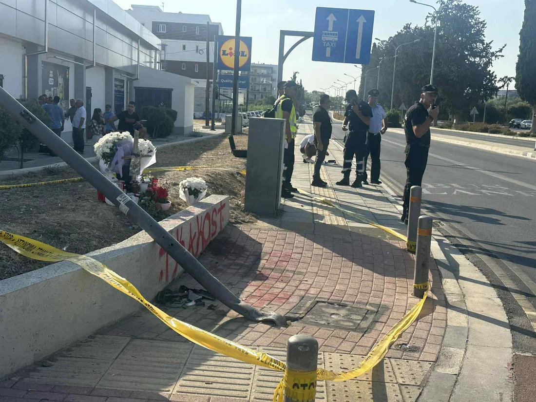 cover Nicosia’s Larnaca avenue closed for accident reconstruction