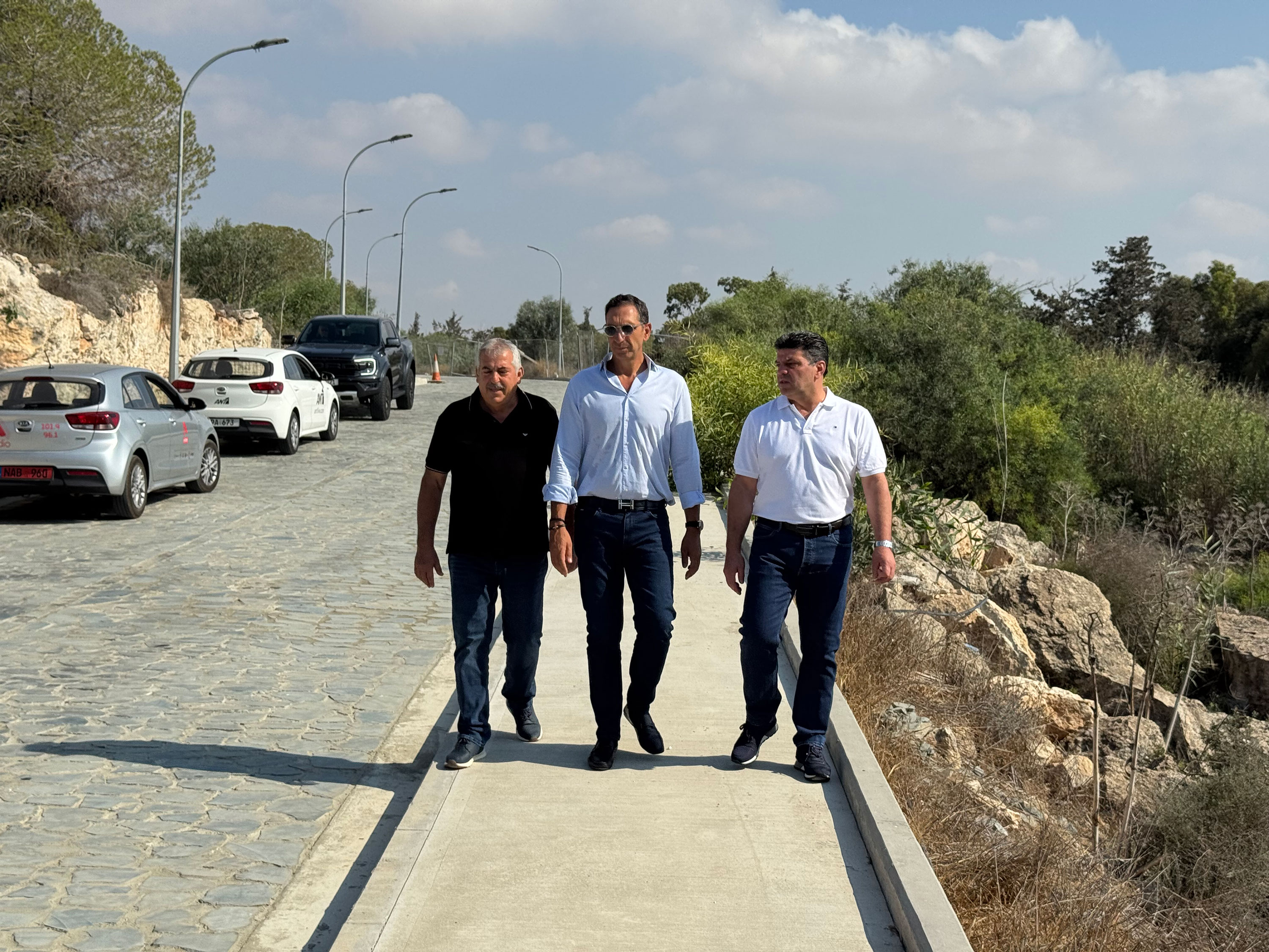 Liopetri fishing harbour and river road network opened to public