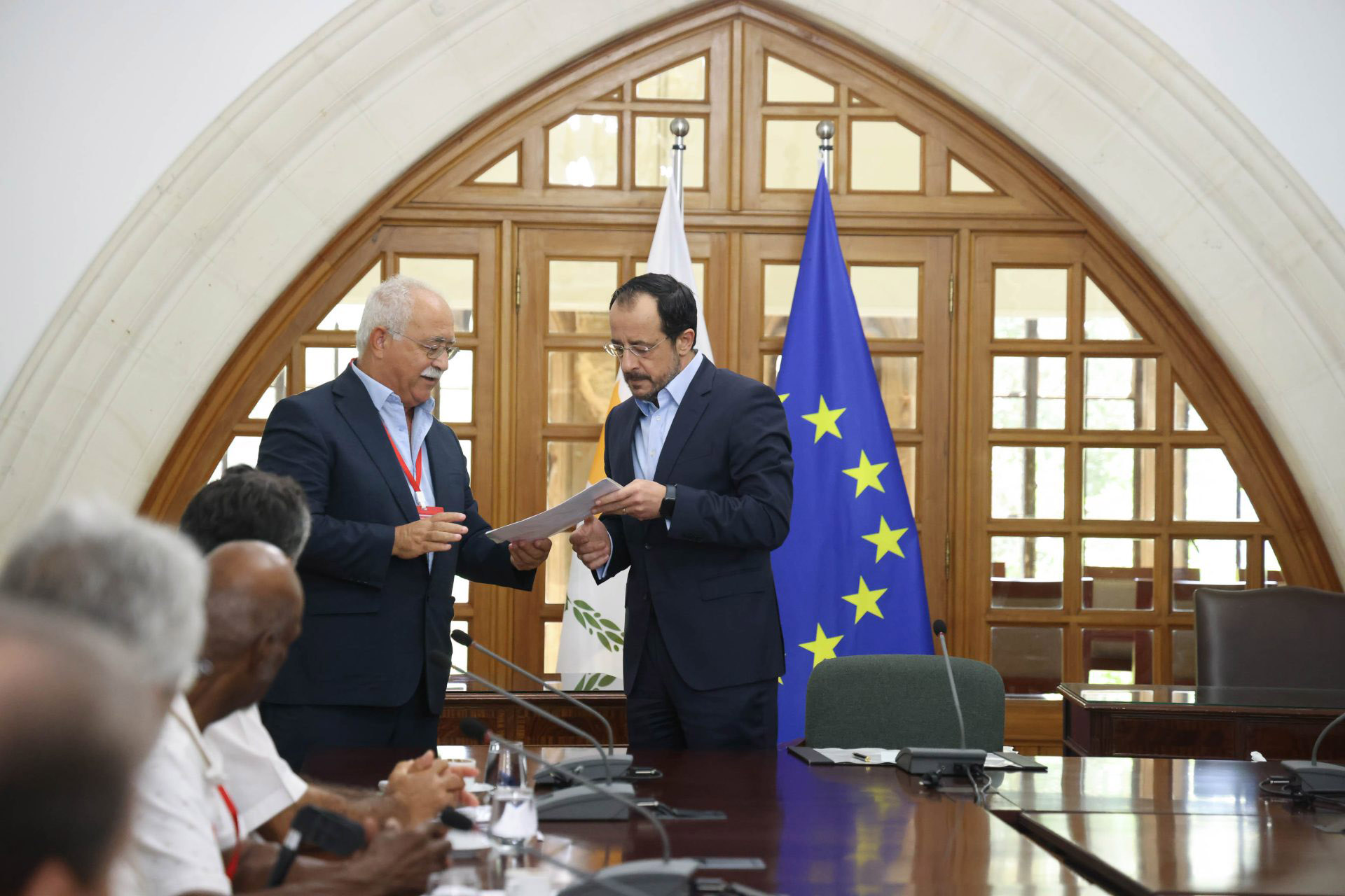 cover Christodoulides meets Turkish Cypriots ahead of Cyprus talks