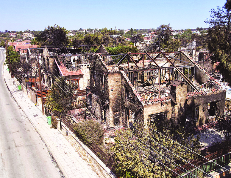 cover Cabinet details the aid available for fire victims