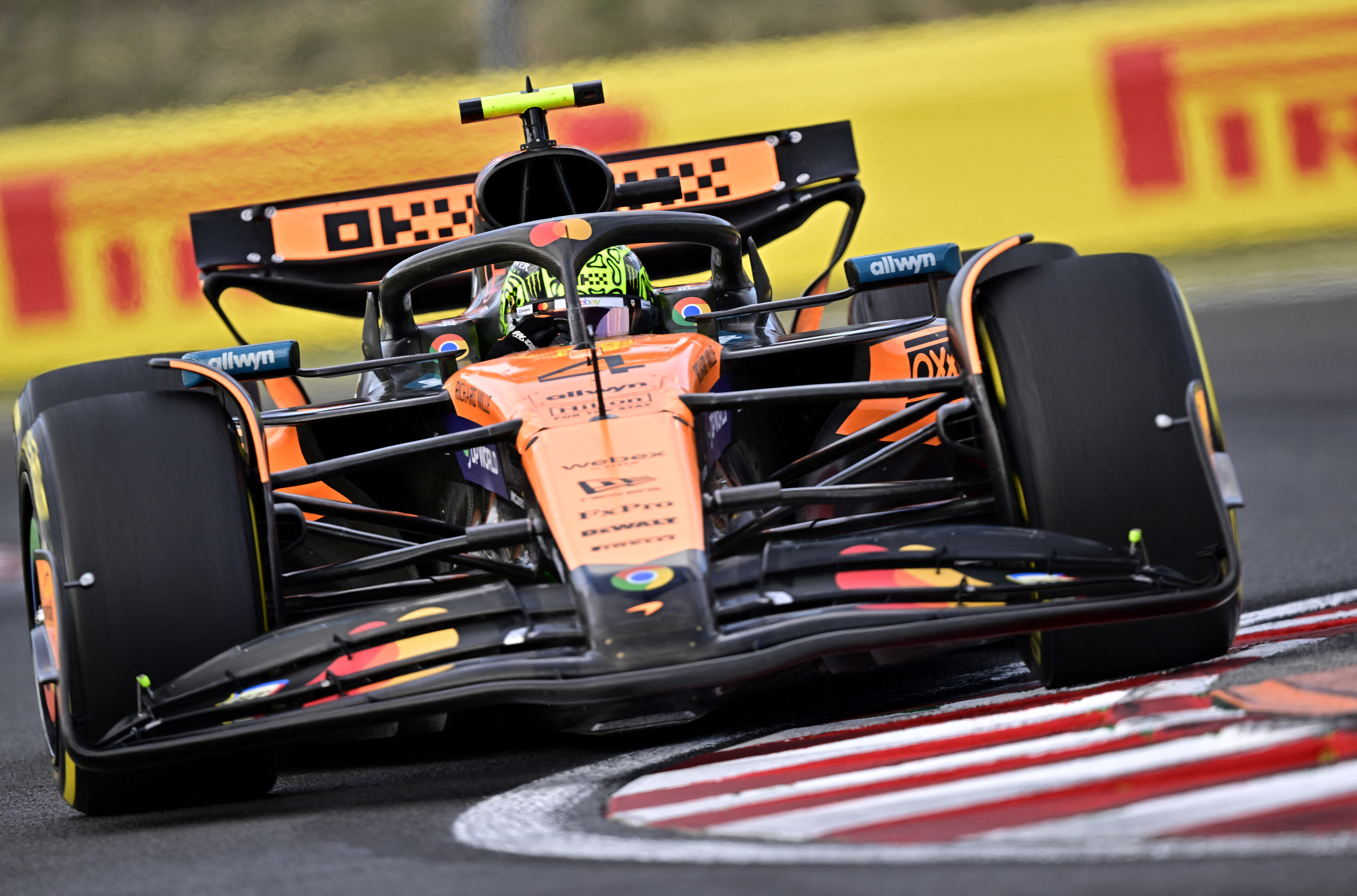 Norris completes Hungarian practice double as McLaren dominate