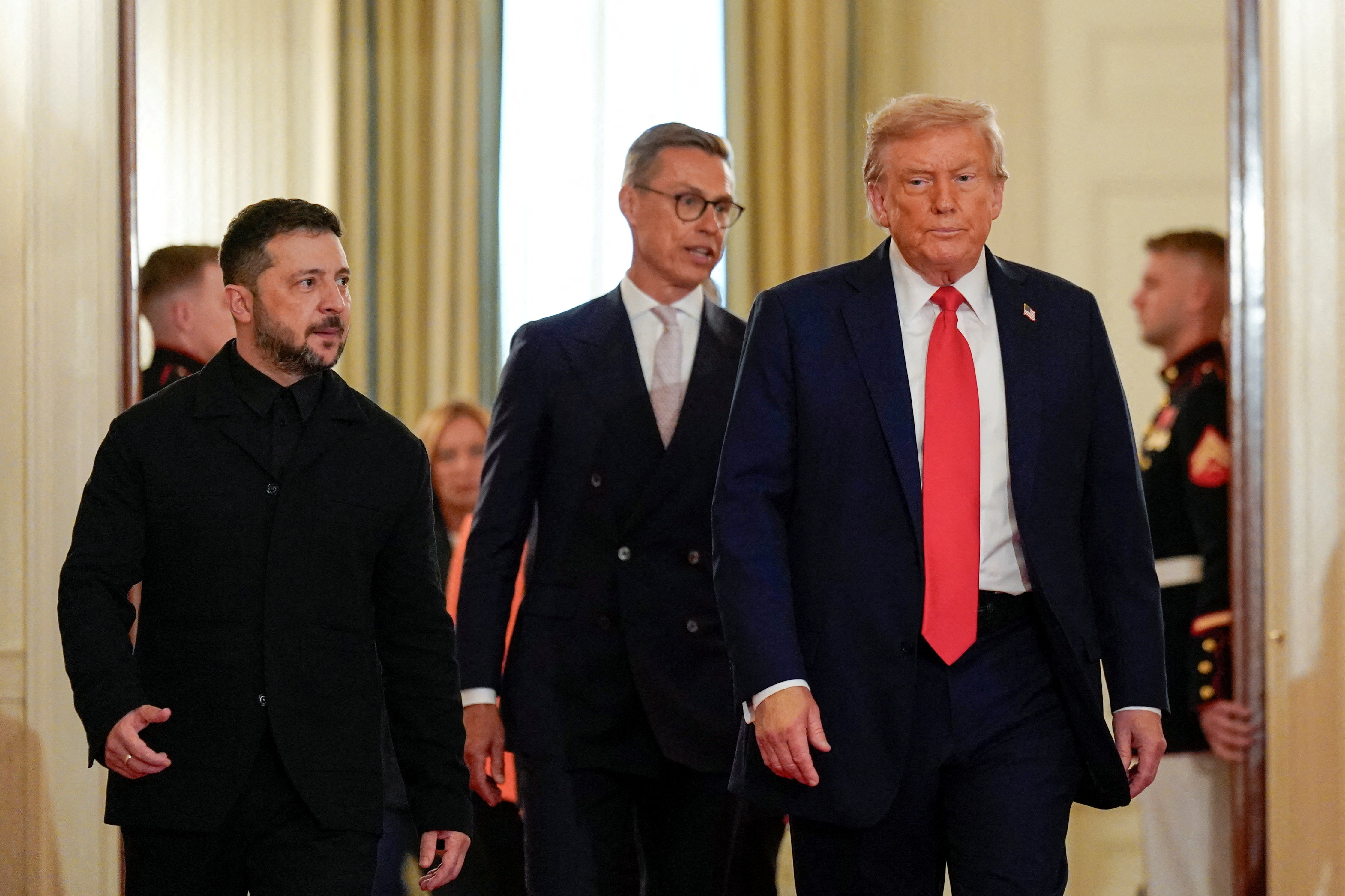 image US would help assure Ukraine&#8217;s security in a peace deal, Trump tells Zelenskiy