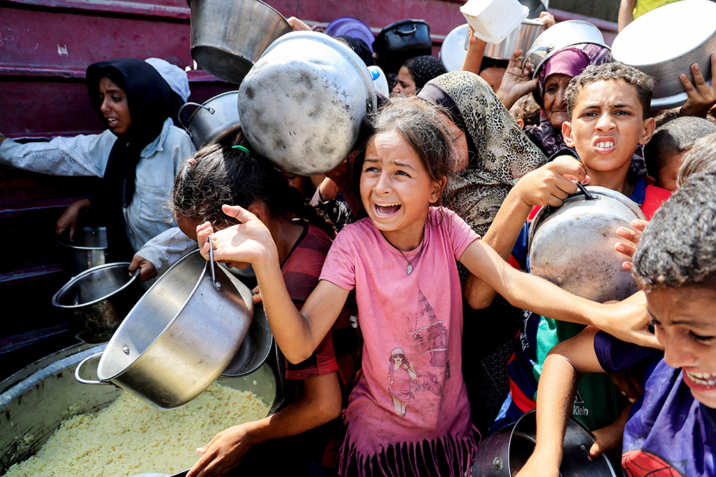 Famine has struck Gaza, says global hunger monitor