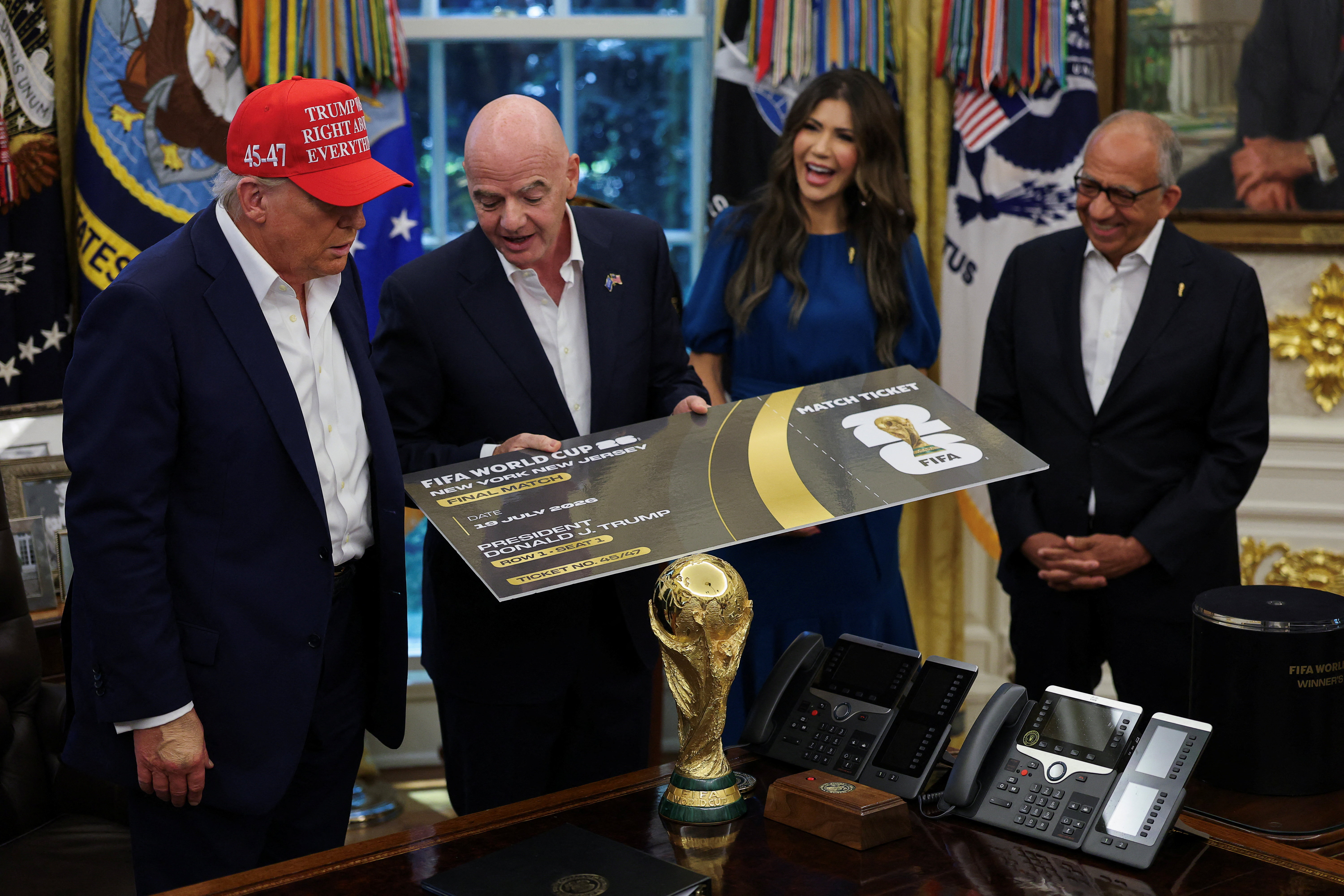 cover Kennedy Centre to host 2026 World Cup draw, Trump announces