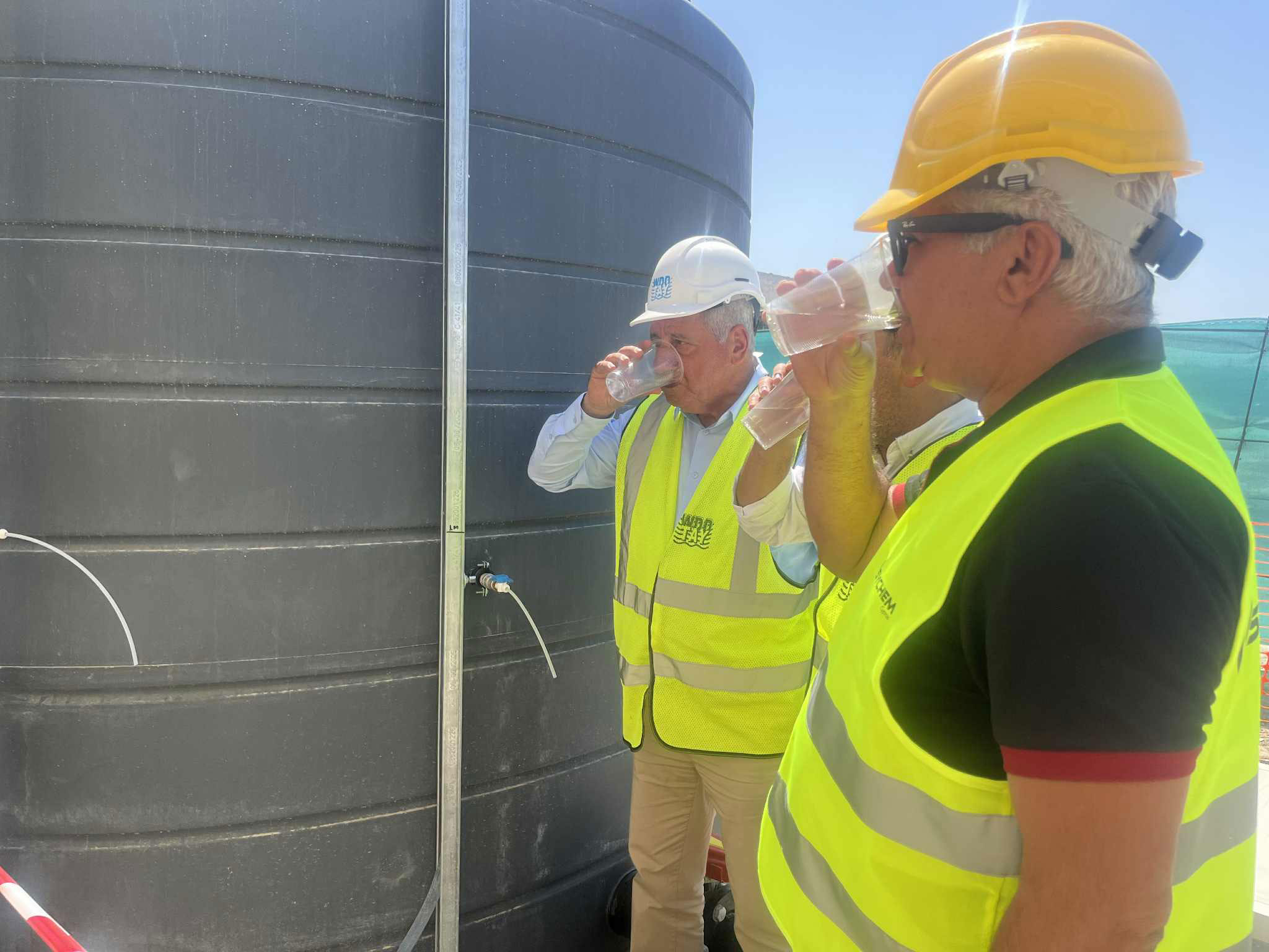 cover Kouklia desalination plant should be ready in September