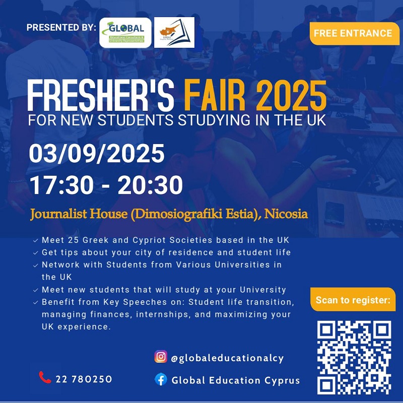 cover September to see Freshers Fair 2025 for new UK-bound students