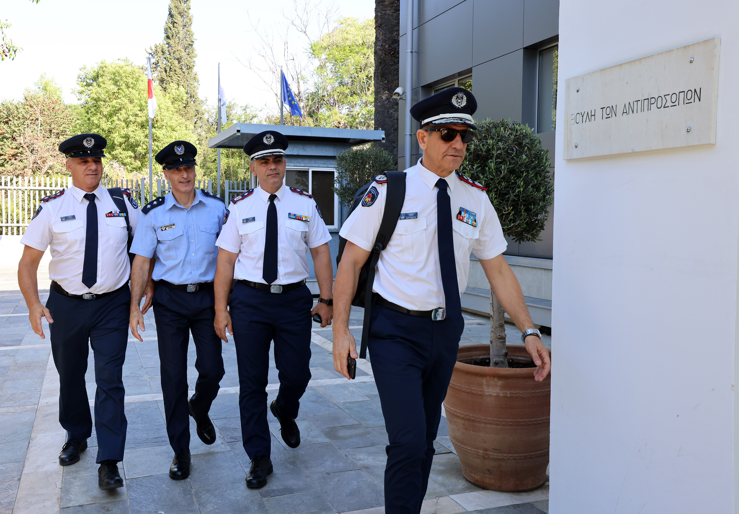 Fire chief Nikos Longinos, fire service, fire brigade, firefighter, firefighting, fire