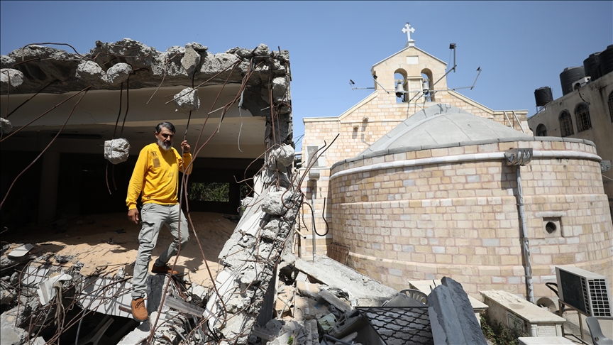 image Cyprus silent over order to evacuate Greek Orthodox church in Gaza