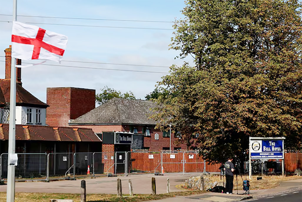 Injunction over asylum seekers hotel risks further protests, UK government says