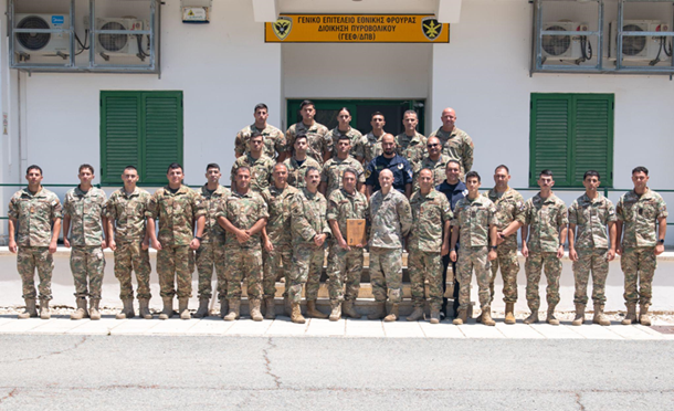 New Jersey national guard gives Cypriot soldiers training