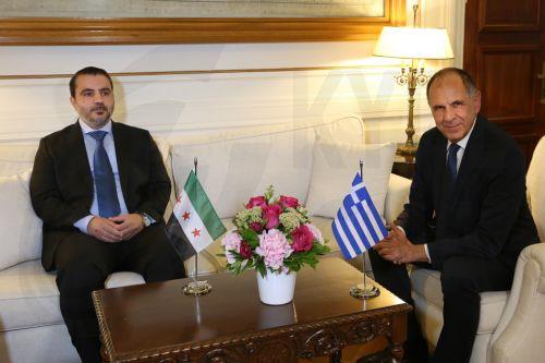 cover Greek and Syrian FMs discussed trilateral cooperation scheme including Cyprus