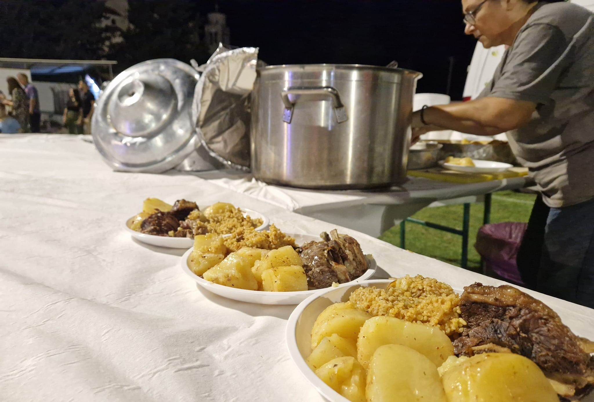 Festival shares plates of ofto kleftiko