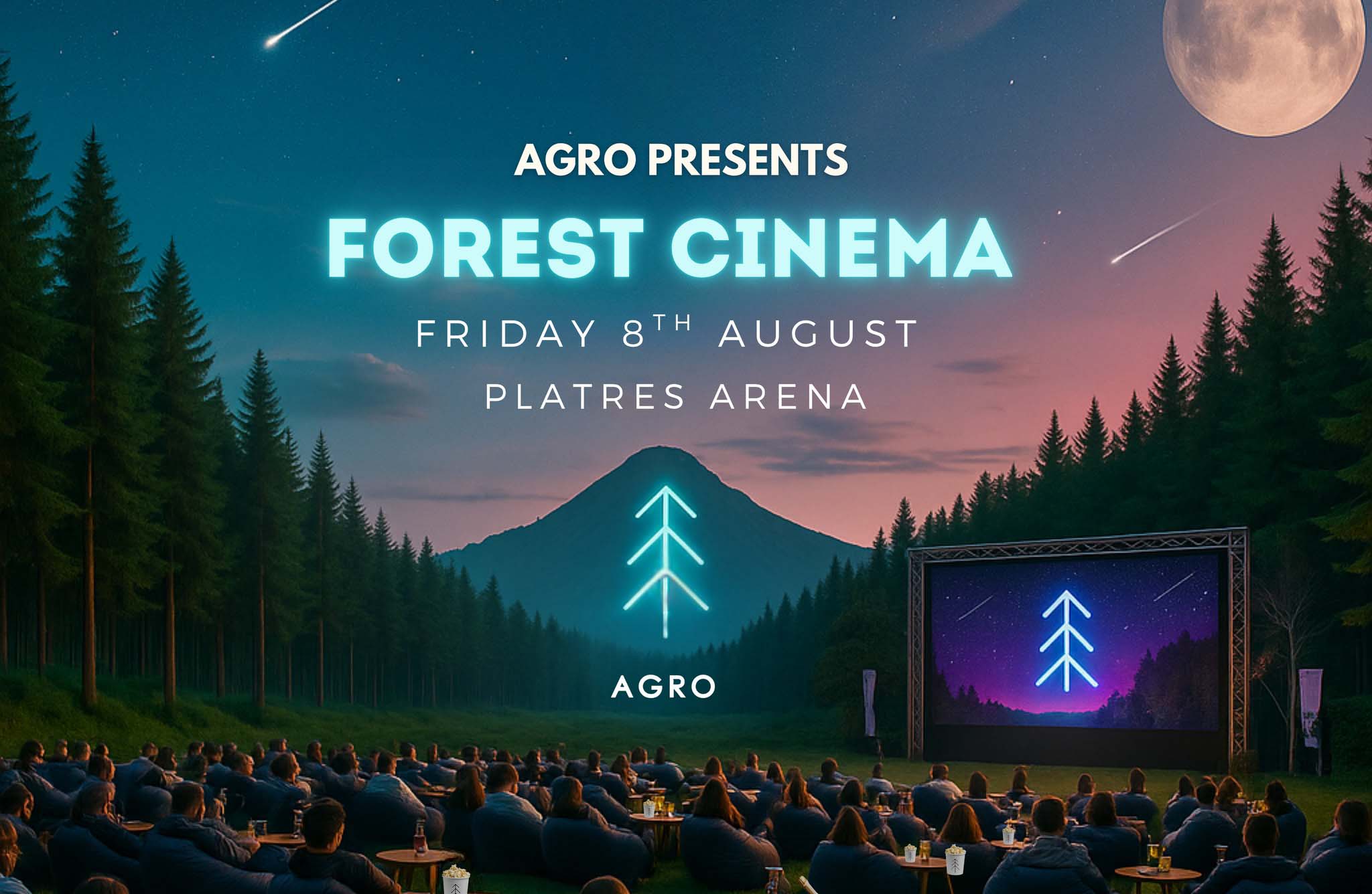 Outdoor cinema and two music parties bring life to mountain village