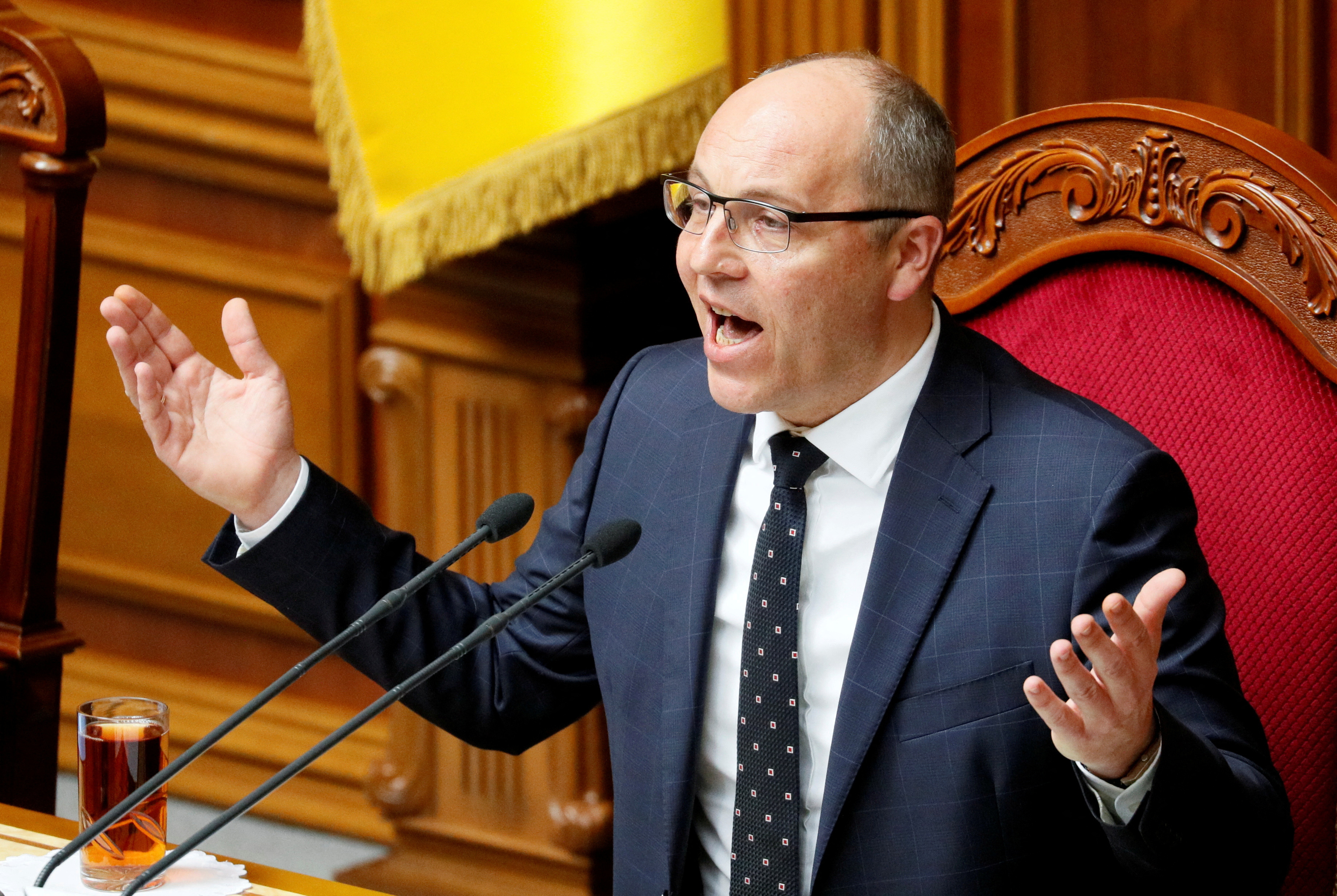 cover Ukrainian former parliamentary speaker Parubiy shot dead in Lviv