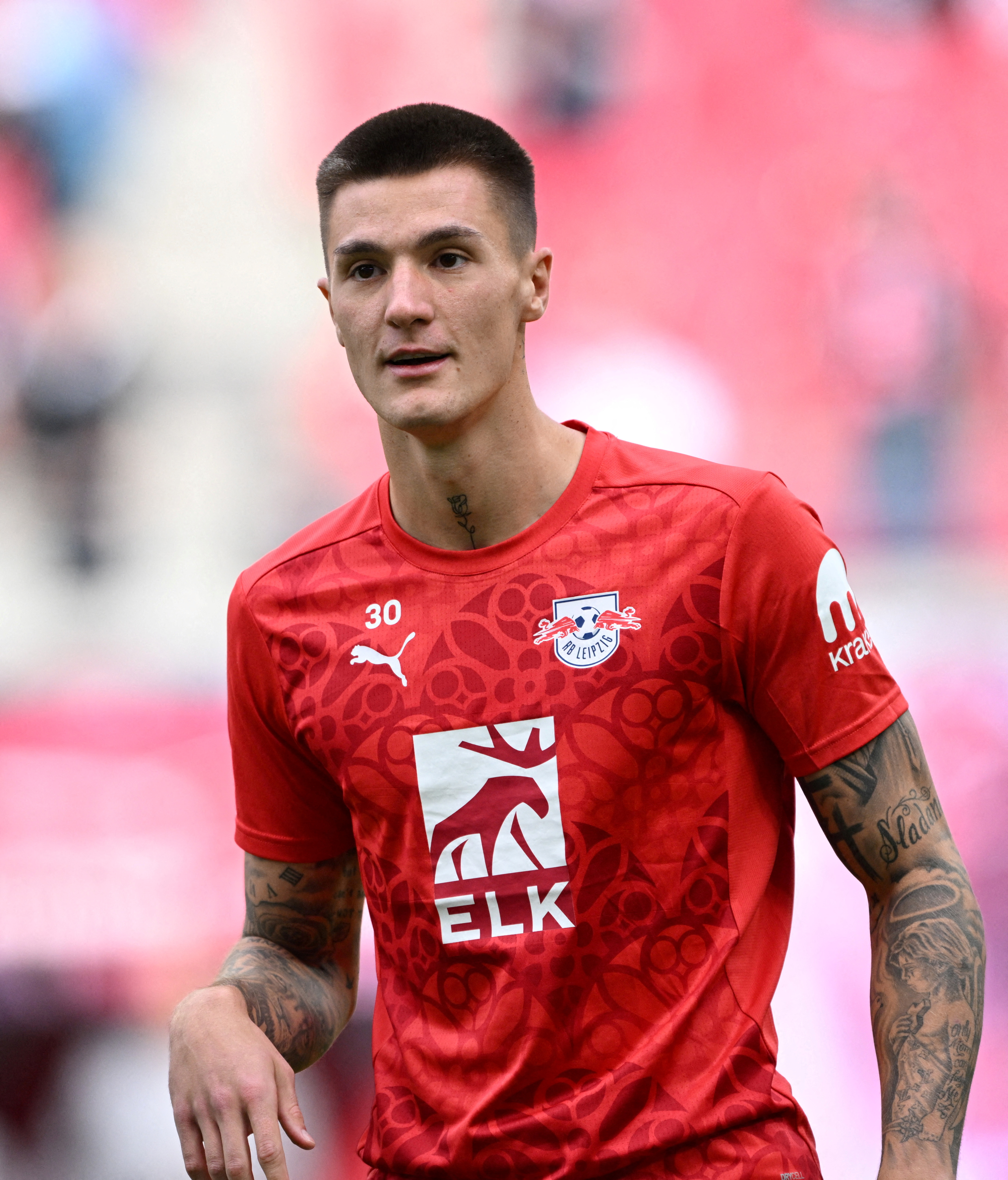 cover Man United sign striker Sesko from Leipzig