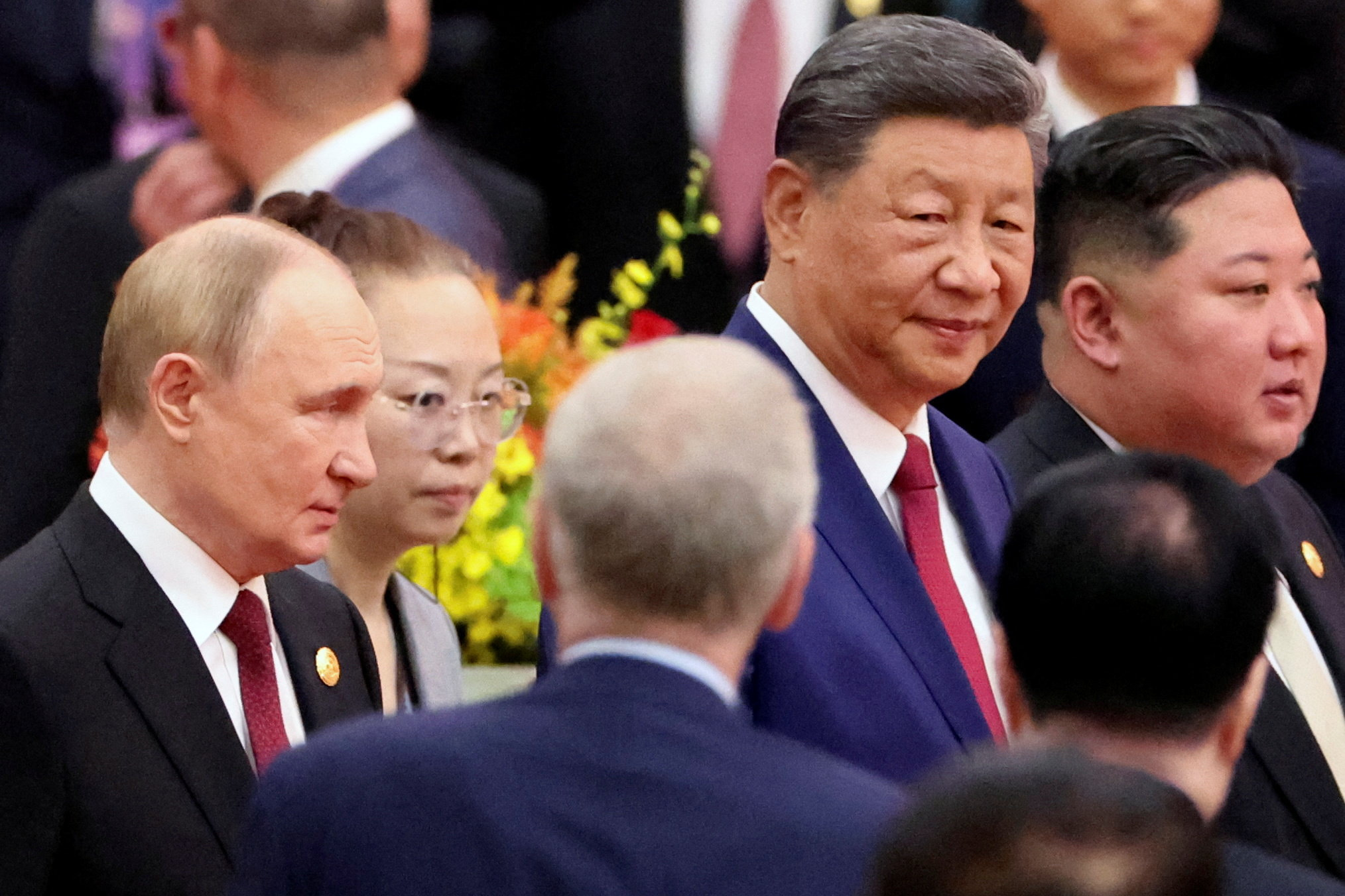 cover China&#8217;s Xi projects power at military parade with Putin and Kim
