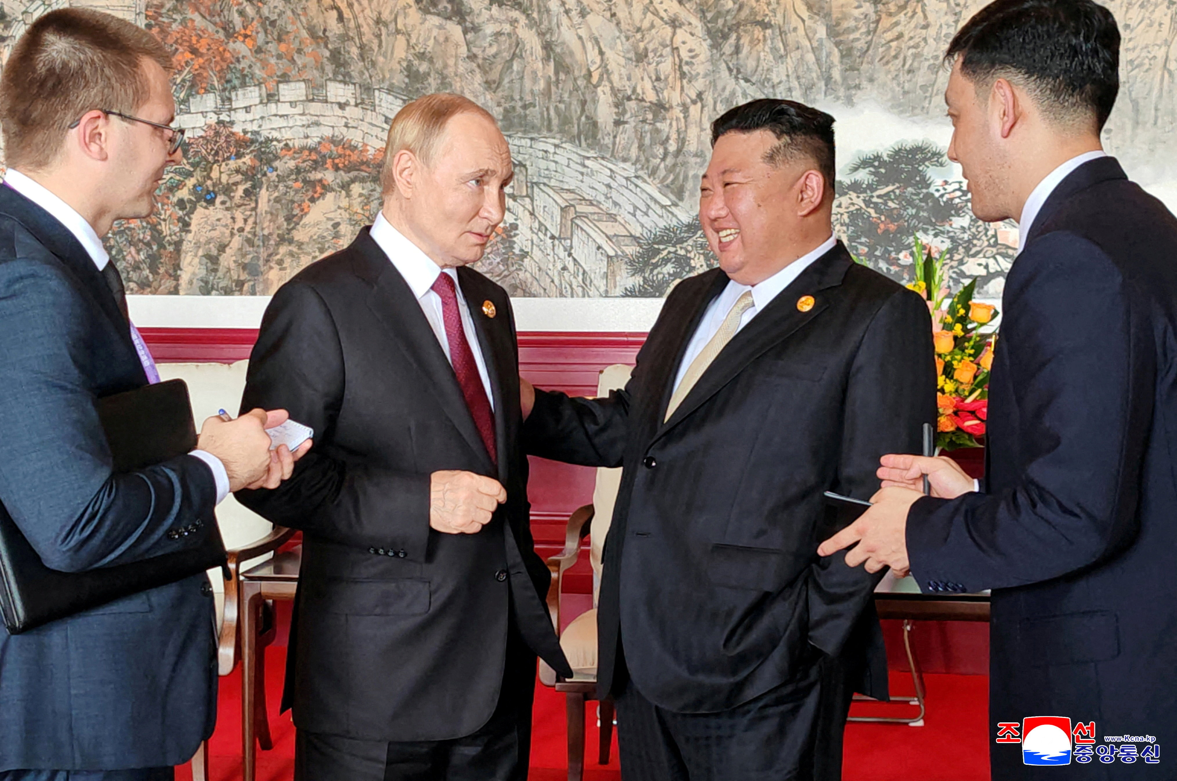 cover Wipe it like it’s hot: Kim’s security team scrubs Beijing clean”