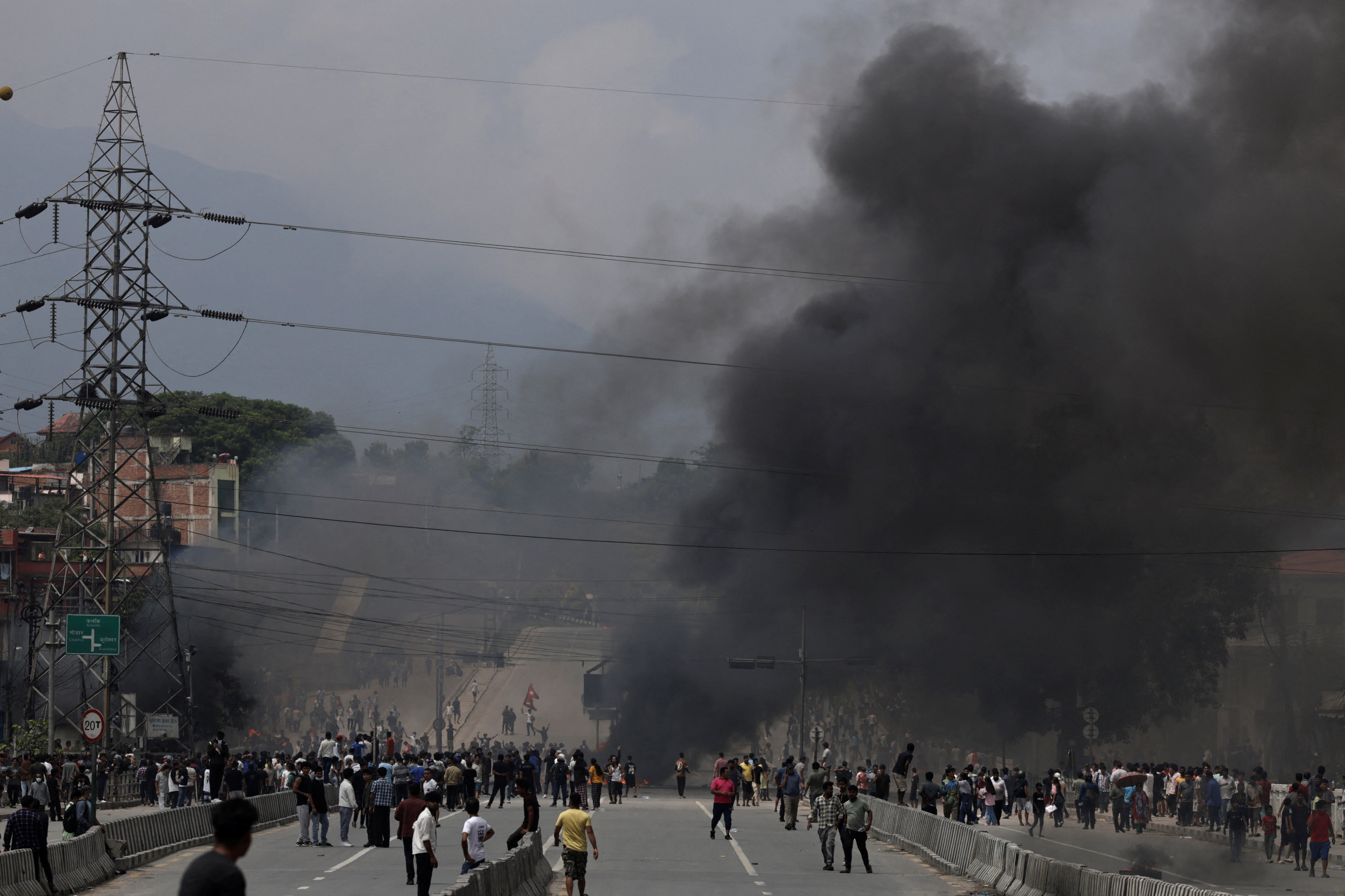 cover Anti-corruption protesters in Nepal defy curfew, government lifts social media ban