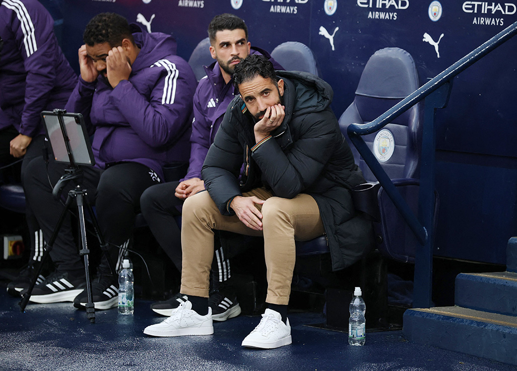 cover Man United boss Amorim defiant after derby thrashing