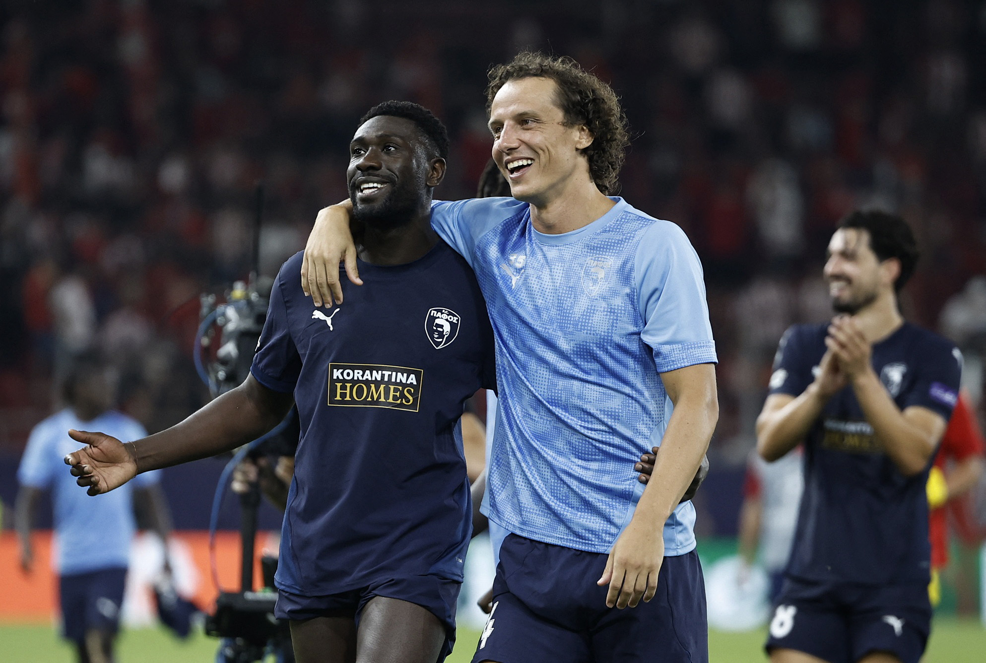 cover 10-man Pafos keep Olympiakos at bay for historic first point in UCL