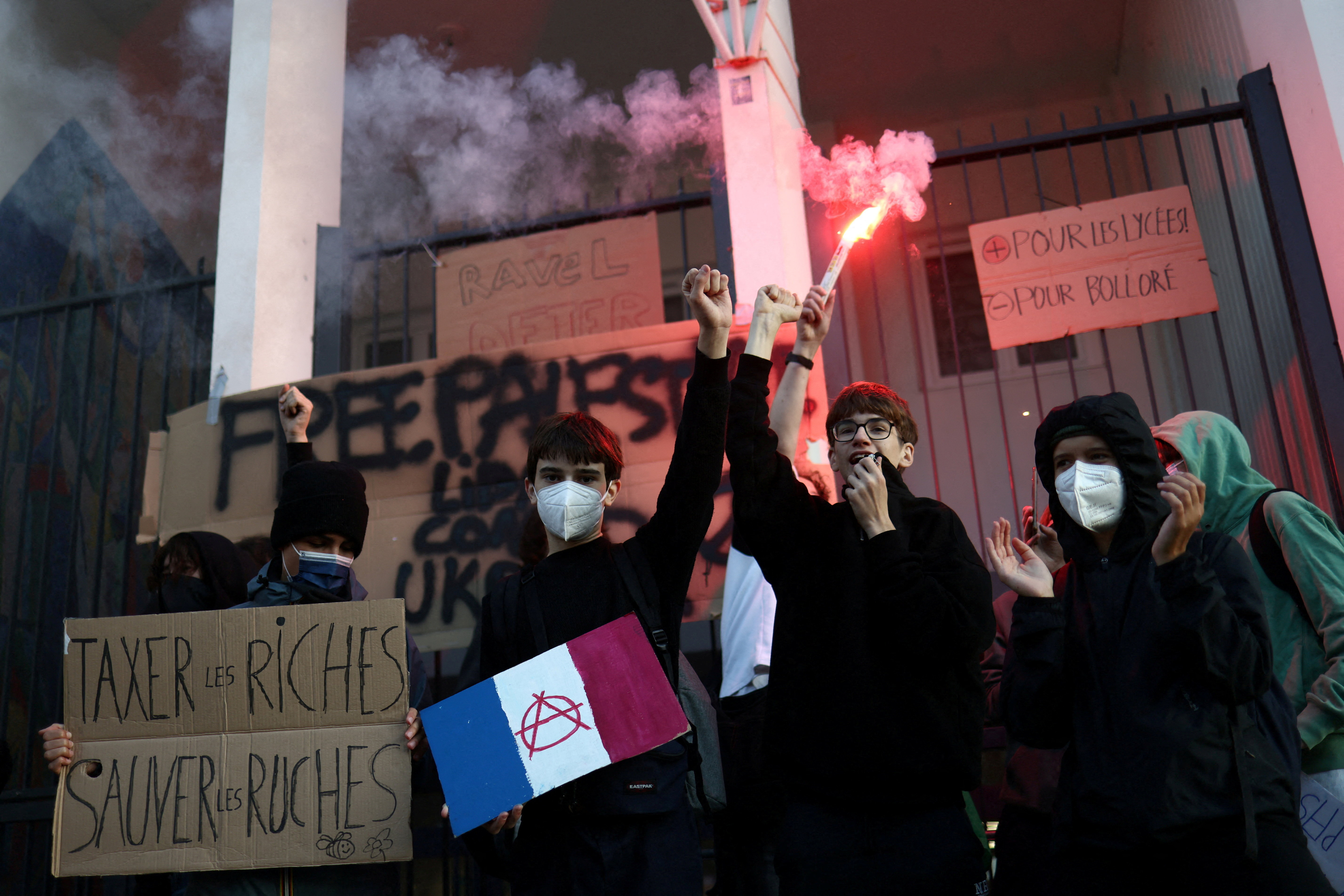 cover France hit by strikes across schools, trains and pharmacies in fight over austerity