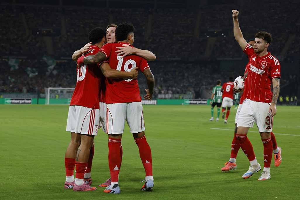 cover Forest denied late in Betis draw as Roma edge Nice in Europa League