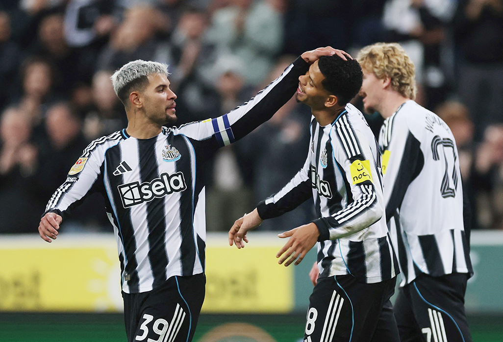 cover Newcastle cruise past Bradford as League Cup defence begins in style