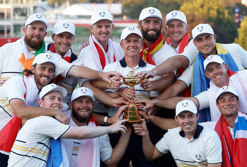 cover Fans and players applaud Europe&#8217;s &#8216;greatest captain&#8217; Luke Donald