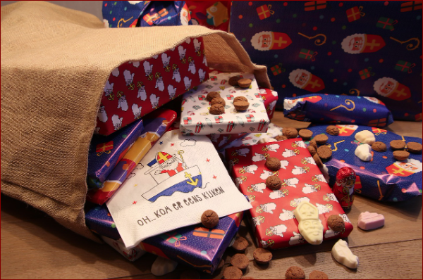 cover Sinterklaas tradition in the Netherlands
