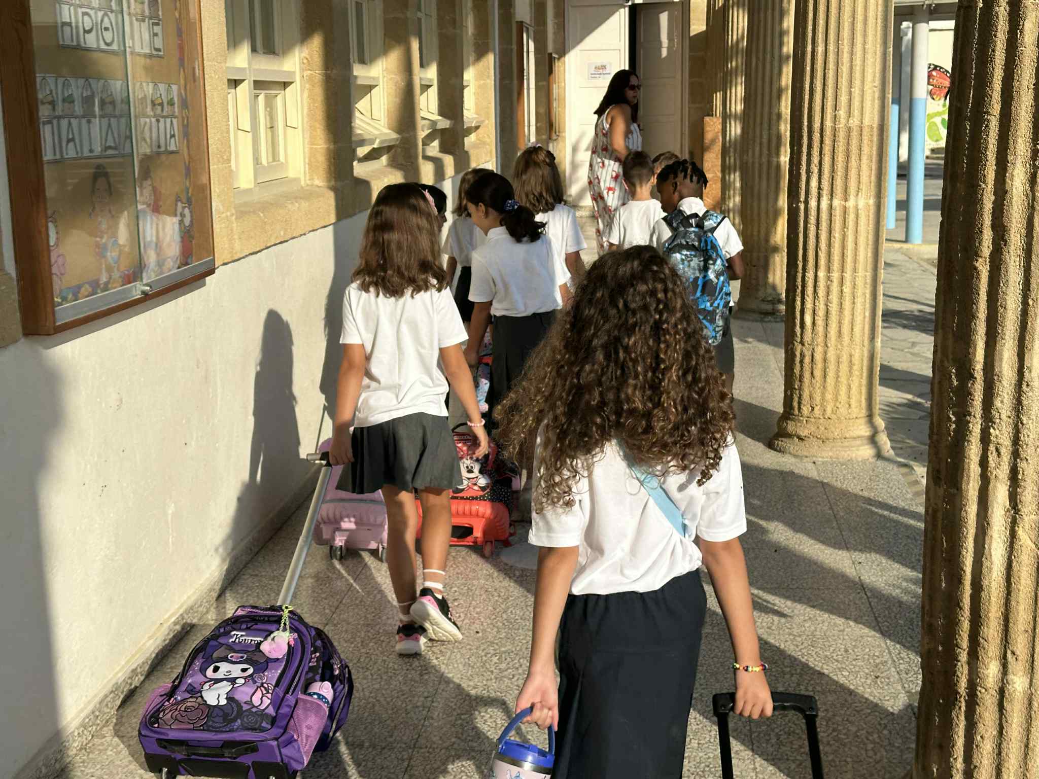 cover Over 50,000 primary school children attend first day of new year
