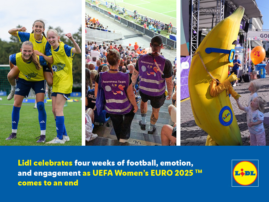 UEFA Women’s EURO 2025: Lidl celebrates four dynamic football weeks
