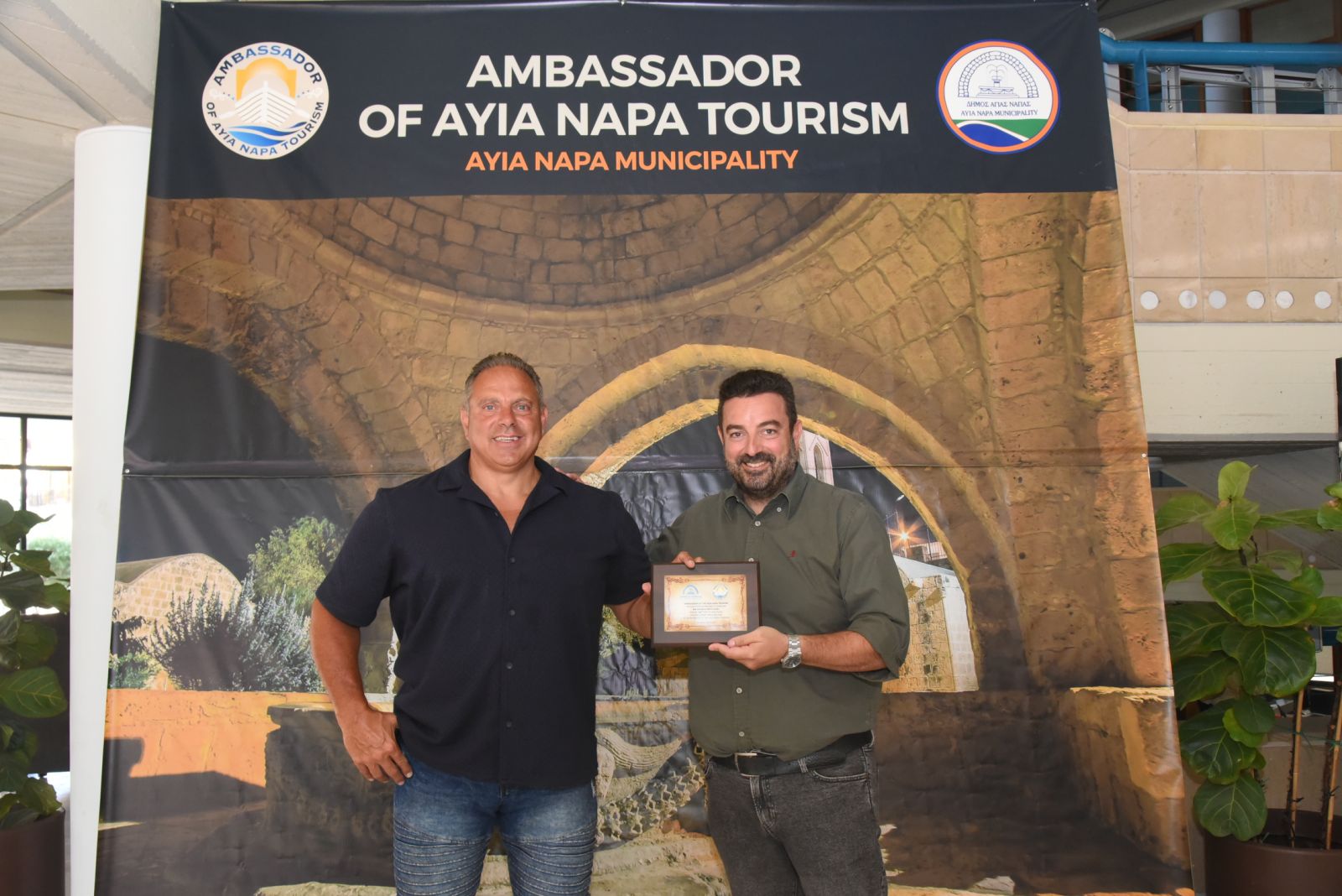 cover American named Ayia Napa tourism ambassador