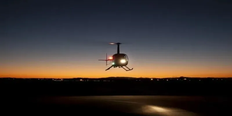cover Unknown helicopter seen circling above Anthoupoli