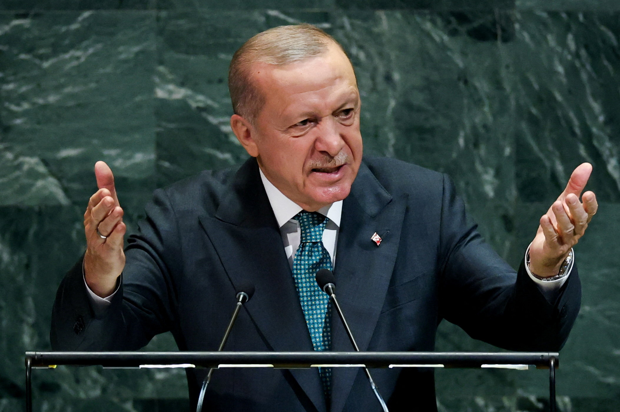 cover Erdogan: Cyprus solution cannot be built on federal model