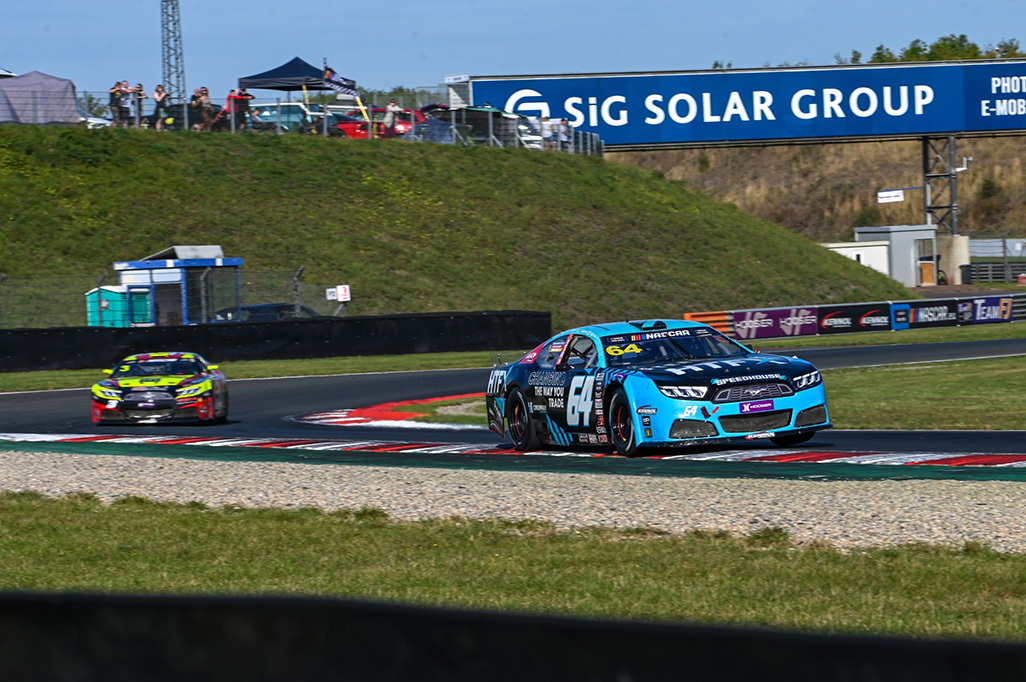cover Tziortzis remains in contention for top three in EuroNASCAR championship after semi-finals