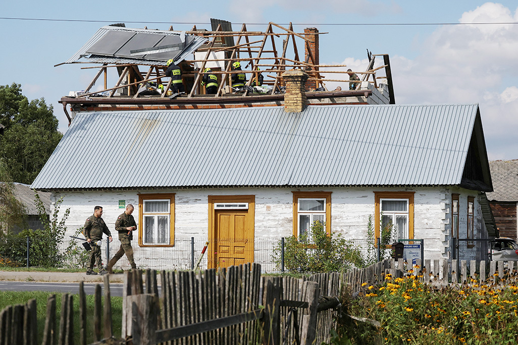 image Poland closest to open conflict since WW2, PM says after Russian drones shot down