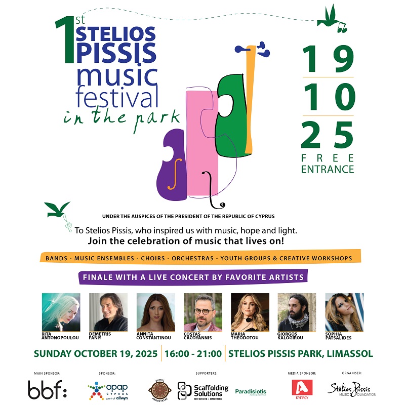 cover First Stelios Pissis Music Festival to bring leading artists to Limassol this October
