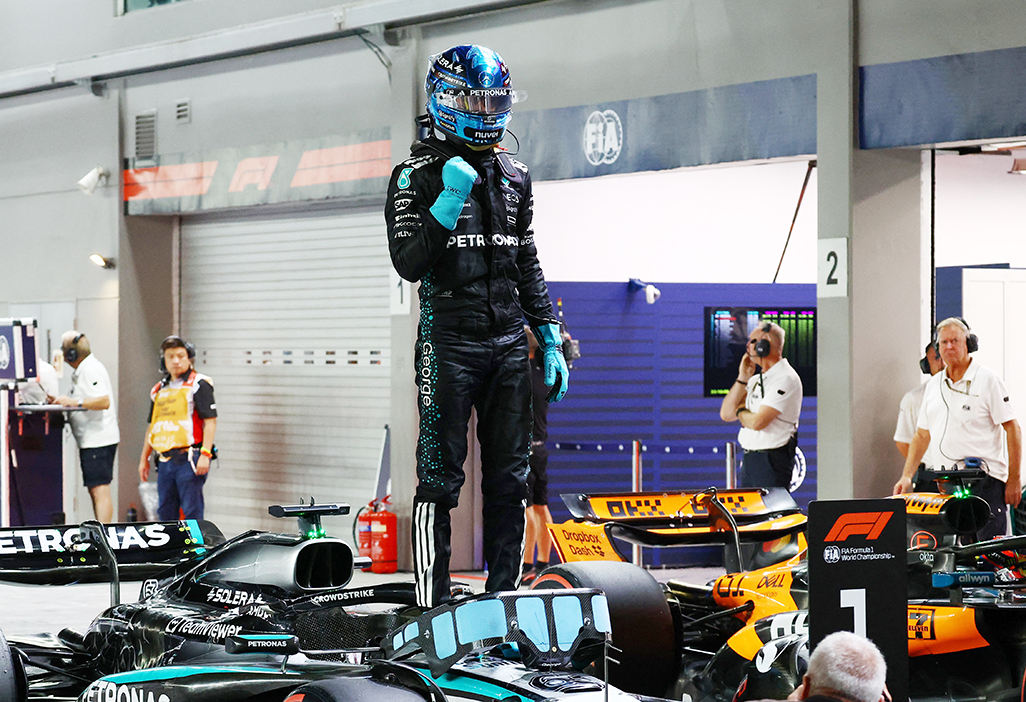 cover Russell beats Verstappen to put Mercedes on pole at Singapore Grand Prix