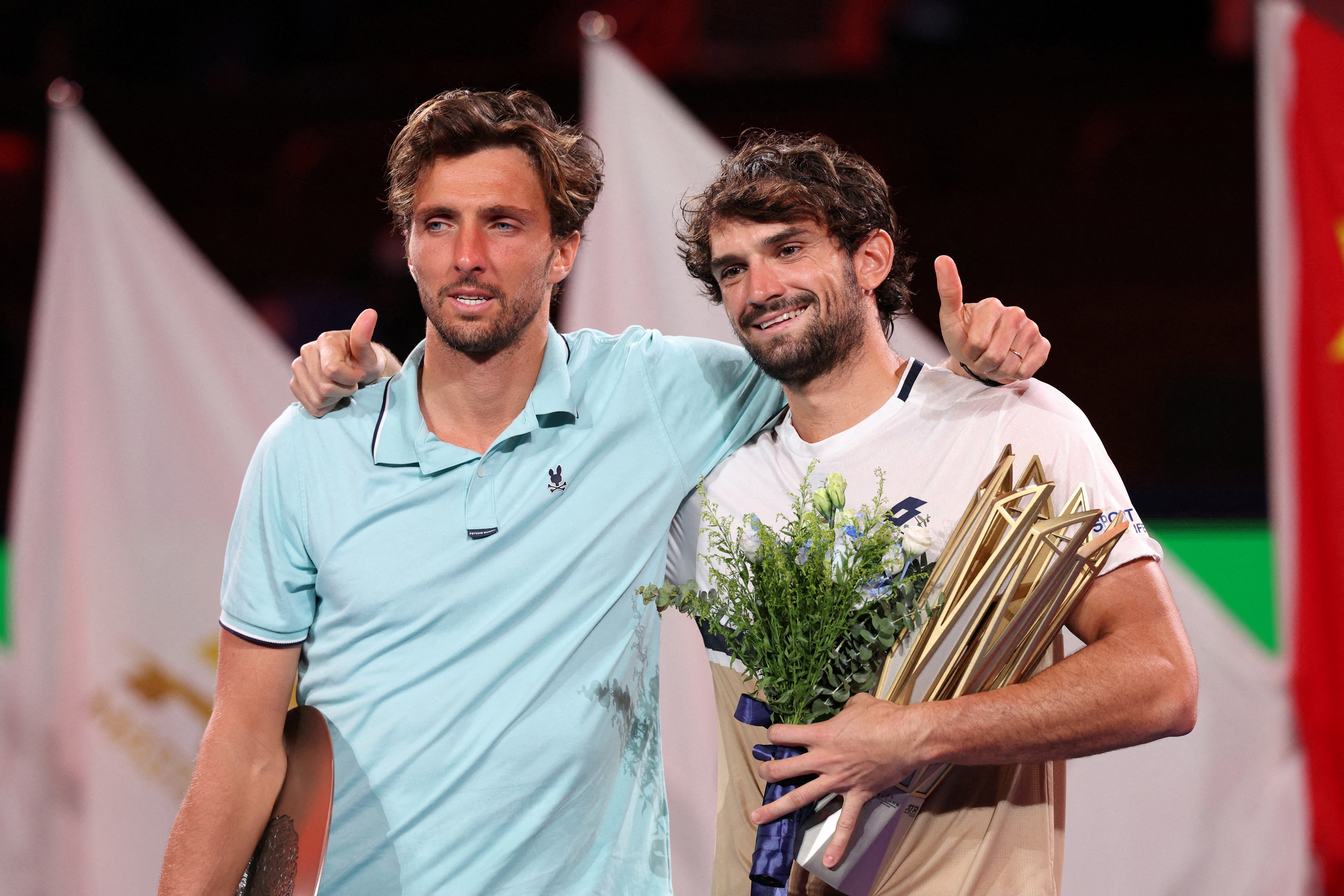 cover Vacherot beats cousin Rinderknech to clinch Shanghai Masters title